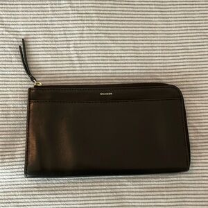 Skagen Black Leather Wallet